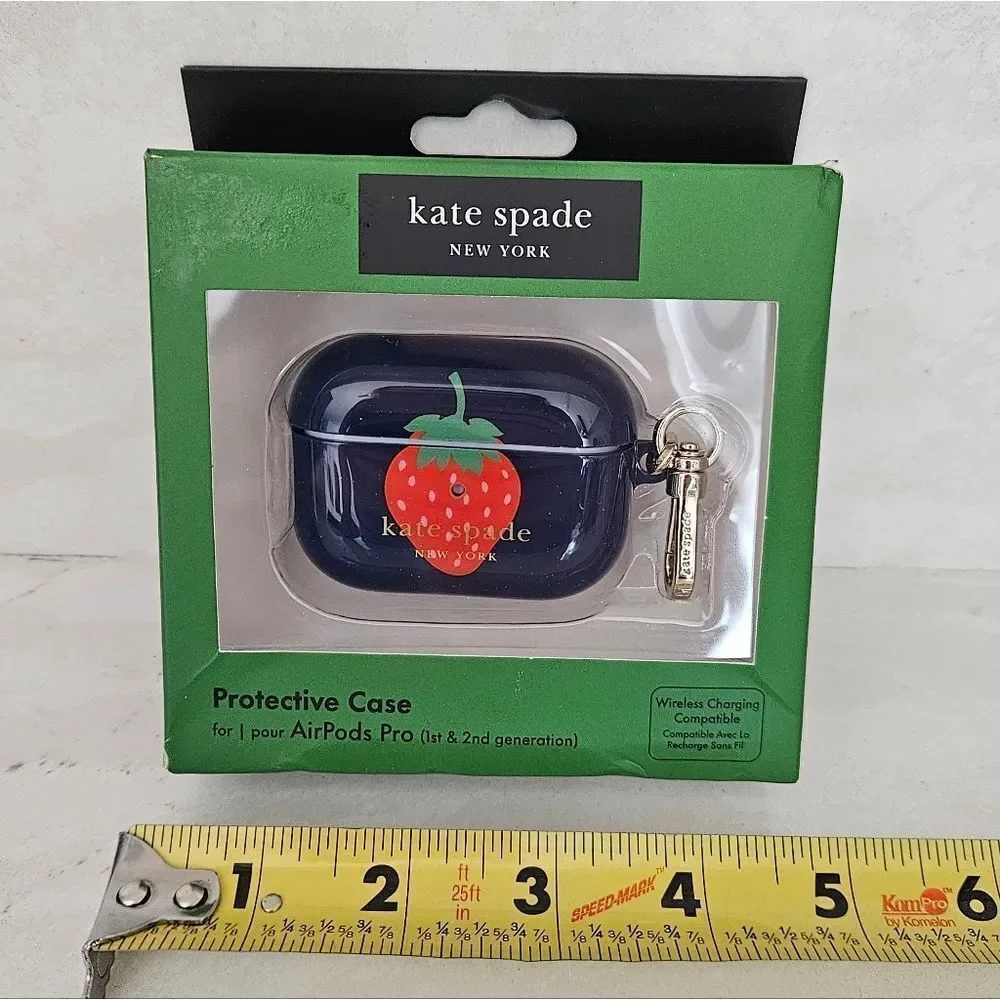 Kate Spade Navy AirPods Pro Case with Strawberry Design
